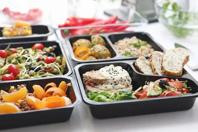 Fresh portion-controlled meals prepared for convenient healthy eating