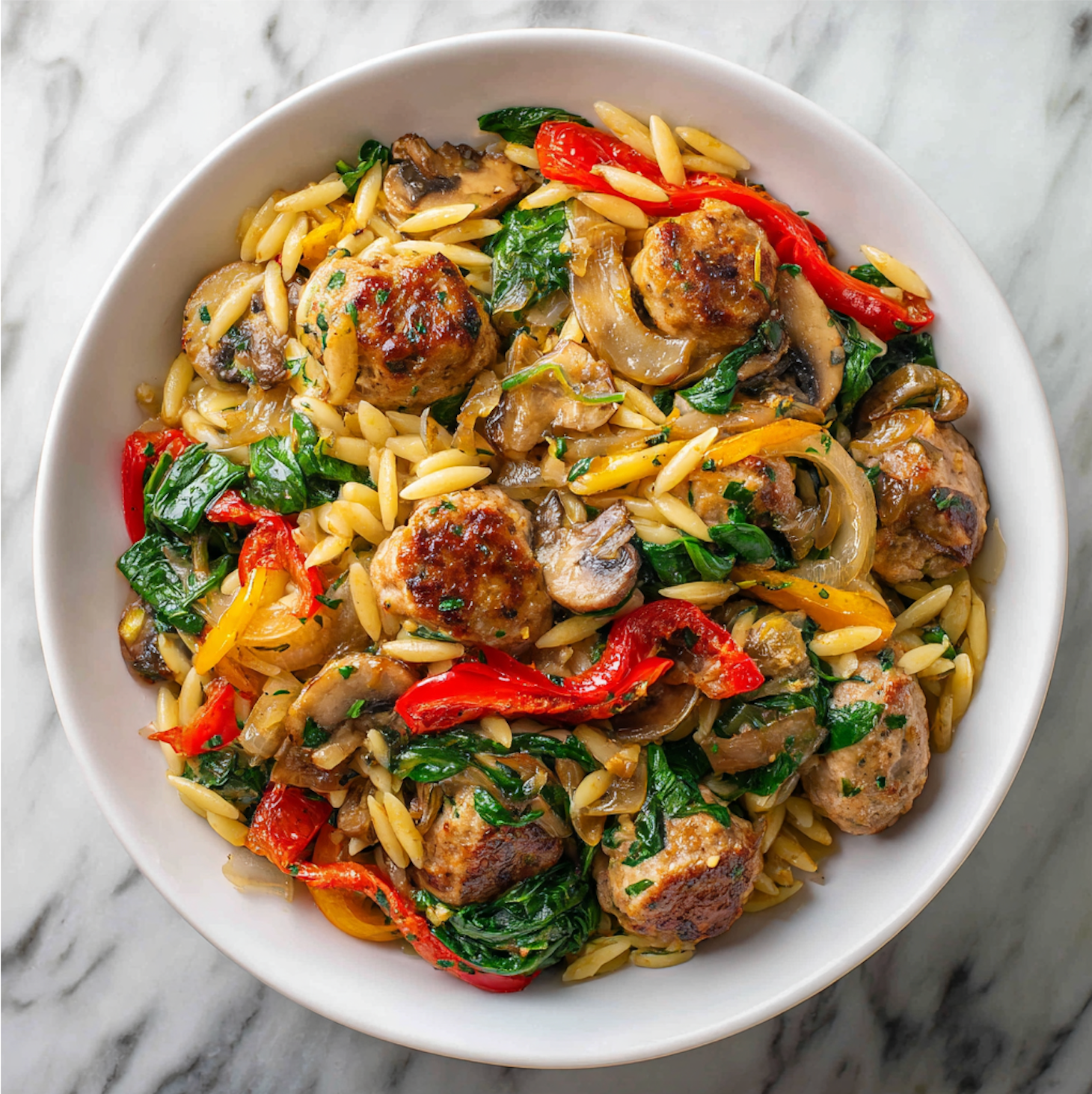 Turkey Sausage & Orzo